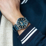 AVI-8 Hawker Hurricane Kent Automatic Sussex with Blue Dial #AV-4094-02 AVI-8 Hawker Hurricane Kent Automatic Sussex with Blue Dial #AV-4094-02
