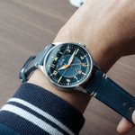 AVI-8 Hawker Hurricane Kent Automatic Sussex with Blue Dial #AV-4094-02 AVI-8 Hawker Hurricane Kent Automatic Sussex with Blue Dial #AV-4094-02