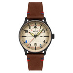 AVI-8 Hawker Hurricane VE-Day 80th LE Vanguard Beige Watch #AV-4094-06 AVI-8 Hawker Hurricane VE-Day 80th LE Vanguard Beige Watch #AV-4094-06
