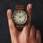 AVI-8 Hawker Hurricane VE-Day 80th LE Vanguard Beige Watch #AV-4094-06 AVI-8 Hawker Hurricane VE-Day 80th LE Vanguard Beige Watch #AV-4094-06