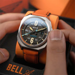 AVI-8 Bell X-1 Machbuster Automatic Graphite Black Dial #AV-4115-01 AVI-8 Bell X-1 Machbuster Automatic Graphite Black Dial #AV-4115-01