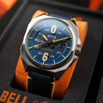 AVI-8 Bell X-1 Machbuster Automatic Catalina Blue Dial #AV-4115-03 AVI-8 Bell X-1 Machbuster Automatic Catalina Blue Dial #AV-4115-03