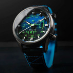 AVI-8 Hawker Harrier HUD Automatic with Gradient Blue Dial #AV-4117-01 AVI-8 Hawker Harrier HUD Automatic with Gradient Blue Dial #AV-4117-01