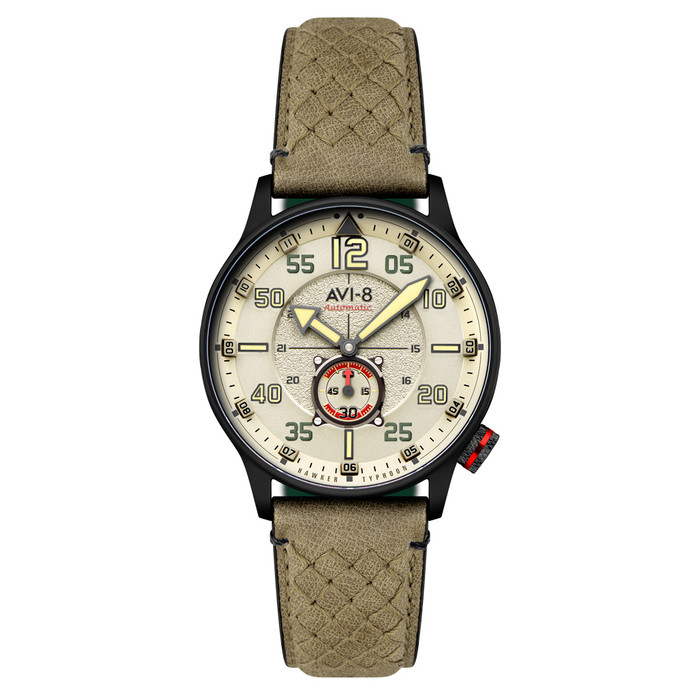 AVI-8 Hawker Typhoon Baldwin Automatic Dark Khaki Dial #AV-4119-04 AVI-8 Hawker Typhoon Baldwin Automatic Dark Khaki Dial #AV-4119-04