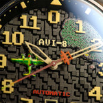 AVI-8 FLYBOY Capcom 1942 Automatic Pixel LE Silver Ace #AV-4121-11 AVI-8 FLYBOY Capcom 1942 Automatic Pixel LE Silver Ace #AV-4121-11