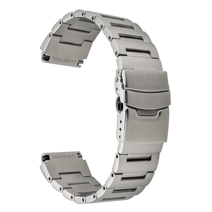 Islander 20mm Brushed Solid-Link Watch Bracelet for Seiko Monster #BRAC-114 Islander 20mm Brushed Solid-Link Watch Bracelet for Seiko Monster #BRAC-114