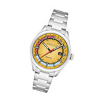 Cadola Paddock Automatic Watch with Lemon Yellow Dial #CD-1037-33 Cadola Paddock Automatic Watch with Lemon Yellow Dial #CD-1037-33