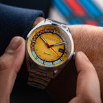 Cadola Paddock Automatic Watch with Lemon Yellow Dial #CD-1037-33 Cadola Paddock Automatic Watch with Lemon Yellow Dial #CD-1037-33