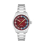 Cadola Paddock Automatic Watch with Deep Red Dial #CD-1037-55 Cadola Paddock Automatic Watch with Deep Red Dial #CD-1037-55