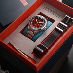 Cadola Paddock Automatic Watch with Deep Red Dial #CD-1037-55 Cadola Paddock Automatic Watch with Deep Red Dial #CD-1037-55