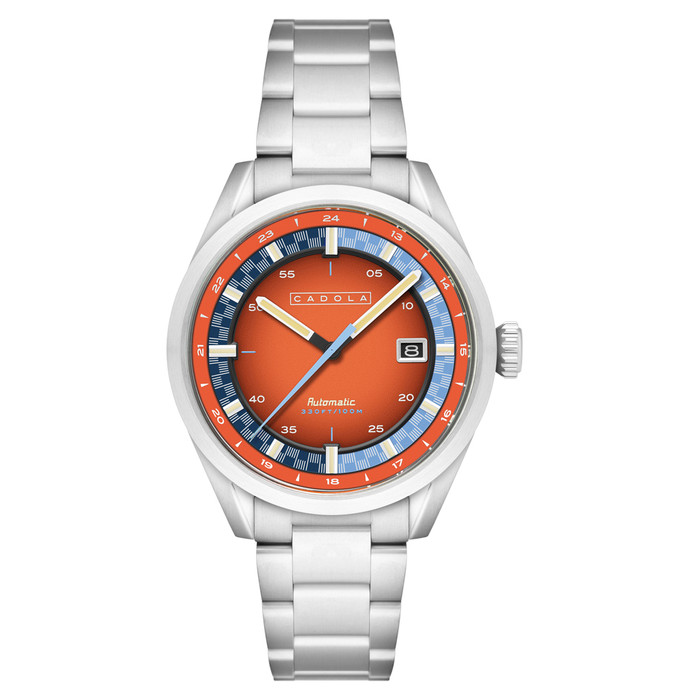 Cadola Paddock Automatic Watch with Burnt Orange Dial #CD-1037-66 Cadola Paddock Automatic Watch with Burnt Orange Dial #CD-1037-66
