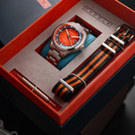 Cadola Paddock Automatic Watch with Burnt Orange Dial #CD-1037-66 Cadola Paddock Automatic Watch with Burnt Orange Dial #CD-1037-66
