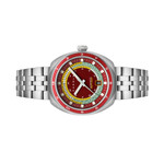 Cadola Giulia Suprema Automatic Watch with Metallic Red Dial #CD-1044-44 Cadola Giulia Suprema Automatic Watch with Metallic Red Dial #CD-1044-44