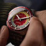 Cadola Giulia Suprema Automatic Watch with Metallic Red Dial #CD-1044-44 Cadola Giulia Suprema Automatic Watch with Metallic Red Dial #CD-1044-44