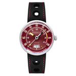 Cadola RPM Automatic Watch with Firebrick Red Dial #CD-1055-04 Cadola RPM Automatic Watch with Firebrick Red Dial #CD-1055-04