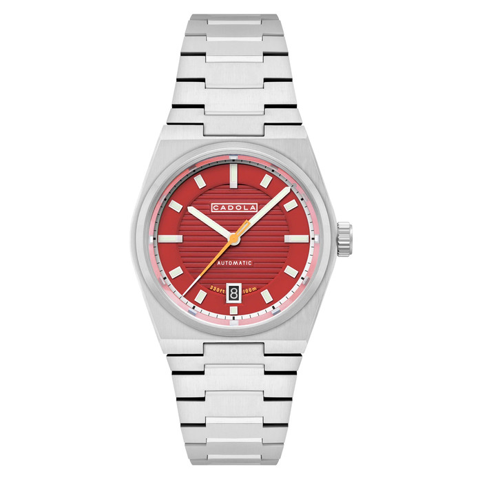 Cadola Lydden Hill Automatic Bumper Red Dial #CD-1056-44 Cadola Lydden Hill Automatic Bumper Red Dial #CD-1056-44