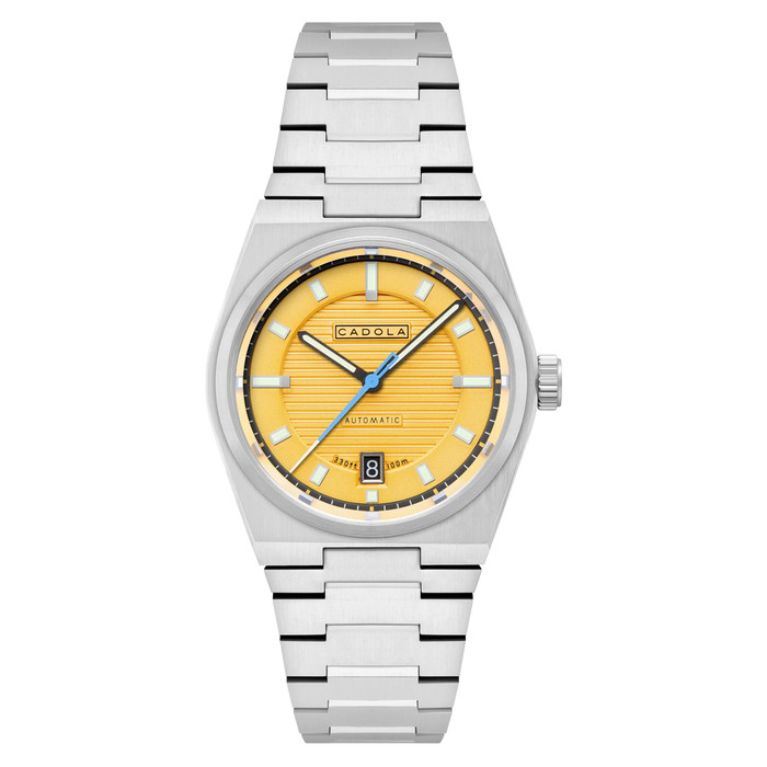Cadola Lydden Hill Automatic Headlight Yellow Dial #CD-1056-55 Cadola Lydden Hill Automatic Headlight Yellow Dial #CD-1056-55