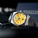 Cadola Lydden Hill Automatic Headlight Yellow Dial #CD-1056-55 Cadola Lydden Hill Automatic Headlight Yellow Dial #CD-1056-55