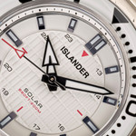 Islander Saltaire 38mm Solar Dive Watch with Pure White Dial #ISL-281 Islander Saltaire 38mm Solar Dive Watch with Pure White Dial #ISL-281