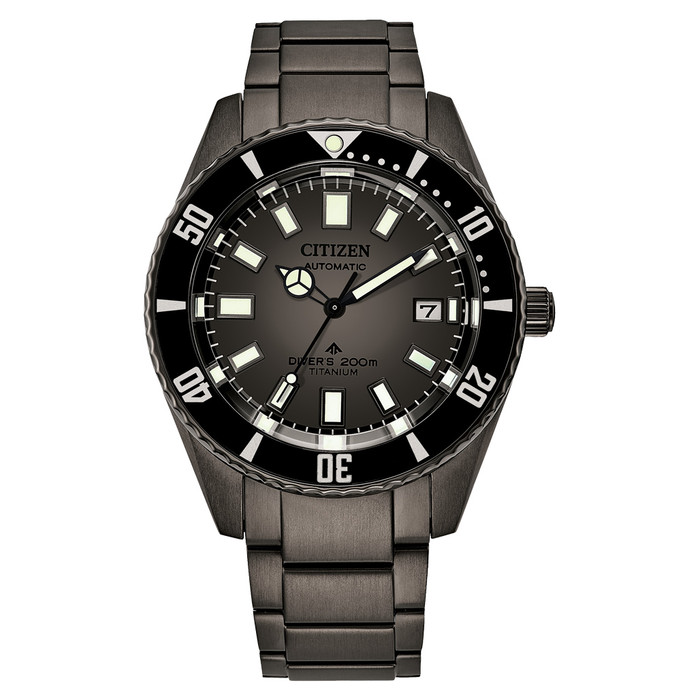 Citizen Promaster DLC Super Titanium Automatic Dive Watch with Black Dial #NB6025-59H Citizen Promaster DLC Super Titanium Automatic Dive Watch with Black Dial #NB6025-59H