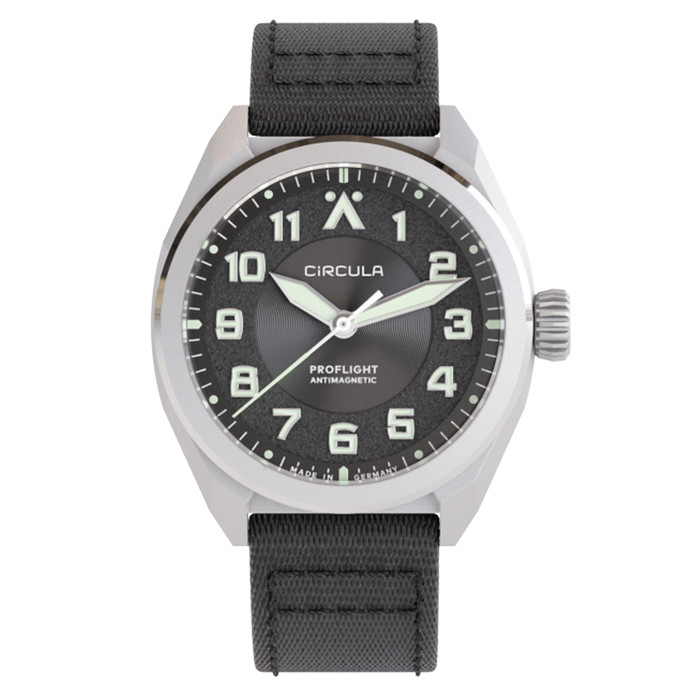 Circula ProFlight Automatic Pilot Watch with Anthracite Dial #PFE-SS-AS Circula ProFlight Automatic Pilot Watch with Anthracite Dial #PFE-SS-AS